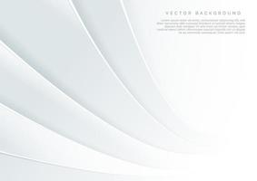 Abstract background white and gray with curve overlapping with copy space for text. vector