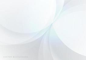 Abstract white and gray geometric circles overlapping background with space for your text. vector