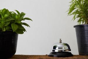 Service bell and plants photo