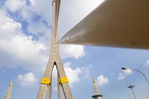 Rama VIII Bridge in Bangkok, Thailand photo