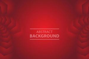 Abstract Hexagonal Red Background vector