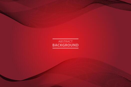 Abstract Line on Red Background vector