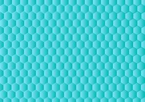 Gradient Hexagonal Background. Abstract Blue Background With Hexagon Pattern. vector