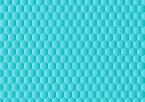 Gradient Hexagonal Background. Abstract Blue Background With Hexagon Pattern. vector