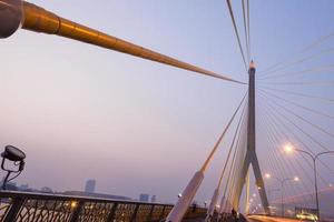 Rama VIII Bridge in Bangkok, Thailand photo