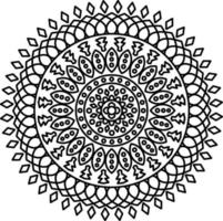 Mandala With Ornaments vector