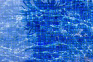 Blue swimming pool floor for background photo