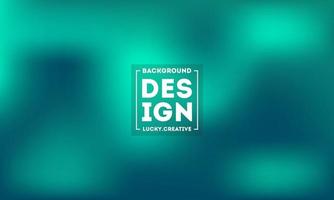 Abstract blurred gradient mesh background in bright turquoise vector
