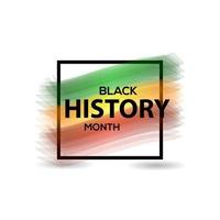 Black History Month Celebration Vector Template Design Illustration