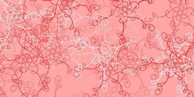 Light Red vector template with wry lines.