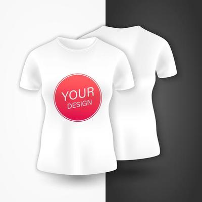 Half Sleeve t shirt Mock ups 2050617 Vector Art at Vecteezy