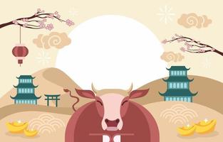 Gong Xi Fa Cai Background for Chinese New Year vector