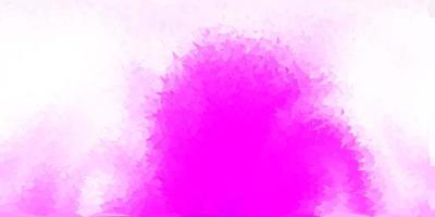 Light purple, pink vector gradient polygon design.