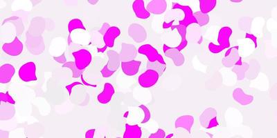 Light purple, pink vector template with abstract forms.