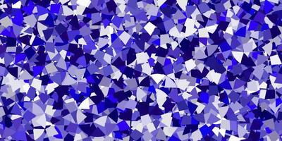 Light blue, red vector texture with triangular style.