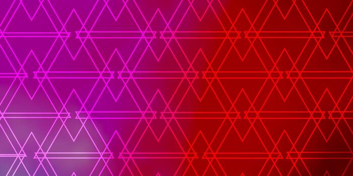 Light Blue, Red vector backdrop with lines, triangles.