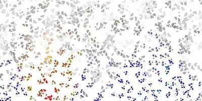 Light yellow vector pattern with abstract shapes.