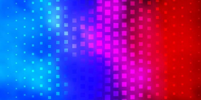 Light Blue, Red vector pattern in square style.