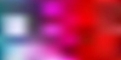 Light blue, red vector gradient blur pattern.