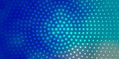 Light Blue, Red vector pattern with abstract stars.
