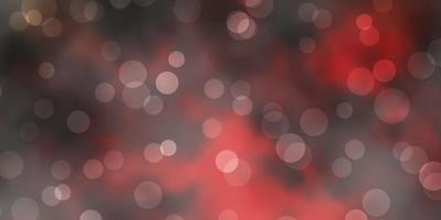 Dark Orange vector layout with circle shapes.