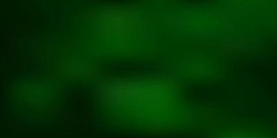 Dark green vector abstract blur texture.