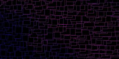 Dark Pink, Blue vector texture in rectangular style.