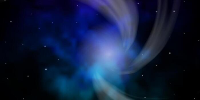 Dark Multicolor vector pattern with abstract stars.