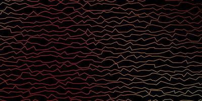 Dark Multicolor vector backdrop with bent lines.