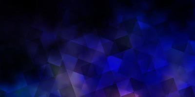 Dark Pink, Blue vector background with triangles, rectangles.