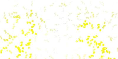 Light yellow vector background with random forms.