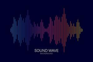 Sound wave equalizer suitable for poster