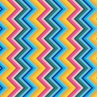 Zigzag line full color pattern background vector