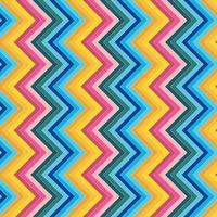 Zigzag line full color pattern background vector