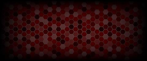 Technological hexagon pattern background vector