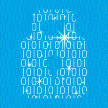 technology internet security background vector