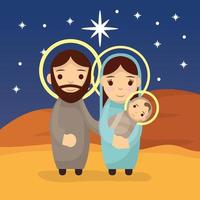 Epiphany of Jesus, sacred family vector