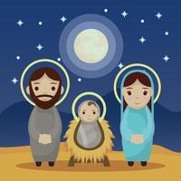 Epiphany of Jesus, sacred family vector