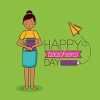 Teacher's day celebration design vector