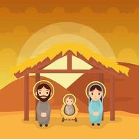 Epiphany of Jesus, sacred family vector