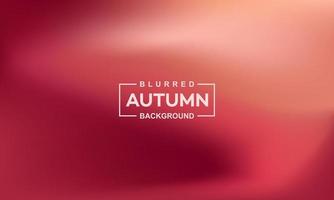 Blurred Autumn Background Banner template vector