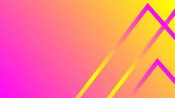 Abstract pink yellow gradient background vector