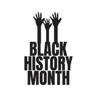 Black History Month Celebration Vector Template Design Illustration