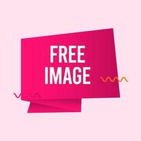 Free Image Text Label Vector Template Design Illustration