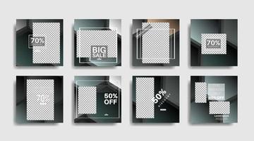 Modern promotion square web banner for social media . vector design illustration