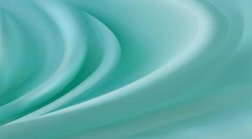 Elegant silky green wave, vector background