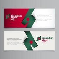 feliz día de la independencia de bangladesh celebración vector plantilla diseño ilustración