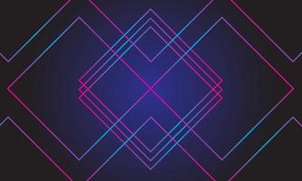 Neon light lines abstract background vector