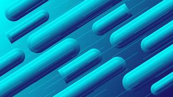 Pipe tube abstract background with 3d effect wrapped in blue stripes vector