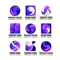 Abstract Company Logo Designs vector